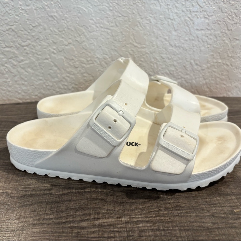 Birkenstock Women’s White Sandals